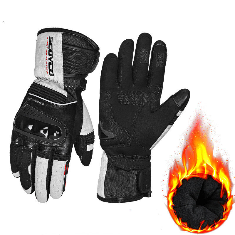 Waterproof And Warm Motorcycle Riding Gloves