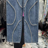 Autumn Denim Wide Leg Trousers in Chic Blue for Women - Casual Fashion Statement.