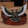 Western Leather Personality Belt in Various Colors - Trend Style - Alloy Buckle - Single Circle - Available Lengths 105-130cm