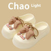 Fashionable EVA Slip-on Outdoor Slippers with Bow Design in Classic Colors