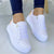 Women's Casual Sneakers in Assorted Colors - Stylish and Comfortable PU Shoes for Everyday Wear
