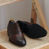 British Style Men's Leather Oxford Shoes - Black Coffee - Trendy and sophisticated men's footwear perfect for any setting.