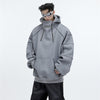 Premium Men's 3D Fleece Hoodie in Deep Charcoal Gray - Stylish & Cozy Streetwear