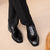 Men's Leather Square-toed Outdoor Leisure Shoes in Black or Brown for Comfort and Style | Sizes 38-45