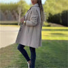 Thermal Fleece Jacket for Women in Black, Apricot, and Red - Size S to 5XL, Polyester, Single-breasted Design