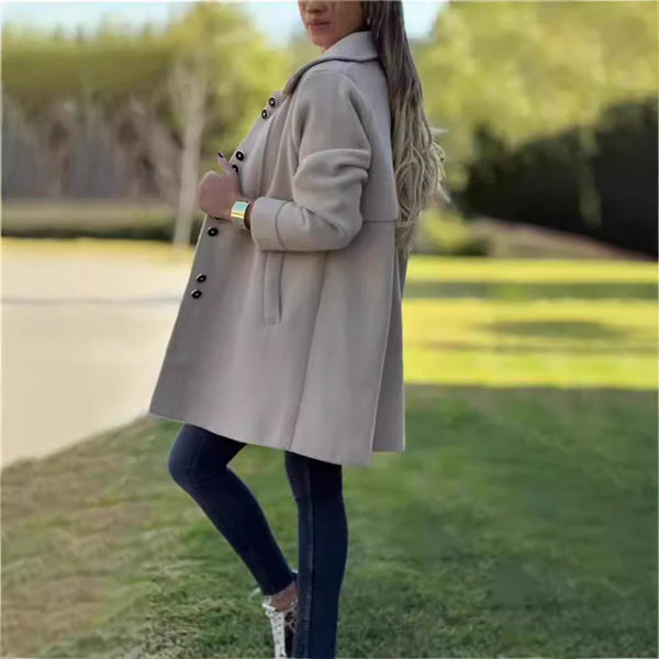Thermal Fleece Jacket for Women in Black, Apricot, and Red - Size S to 5XL, Polyester, Single-breasted Design