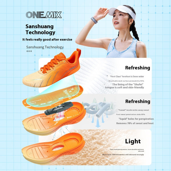 Men's Breathable Cushioned Running Shoes with Superior Traction for Varied Terrains in Multiple Stylish Colors - Sizes 34-47
