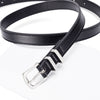 Y2K Style Multicolor Slim Waist Belt for Women - Designer PU Leather Belt with Pin Buckle Fastening for Ladies Fashion