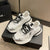Stylish Women's Mesh Sneakers | All-Match Casual Shoes | Mid-Top Design | Lace-Up Closure | Black or Pink | Women's Sneakers