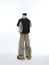 Casual Duo-Outfit Hooded T-Shirt & Cargo Pants Set - Summer Leisure Wear - Unisex Fashion Style