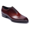 Classic Handcrafted Leather Oxford Shoes for Men in Burgundy - Comfortable and Durable Men's Footwear - Sizes 38 to 48