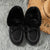 Women's Bow-Decorated Snow Boots in Black & White, Stylish Winter Footwear with Chic Bow, Cozy & Trendy.