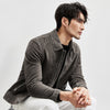 Sheepskin Suede Leather Jacket - Premium Men's Biker's Coat