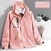 Lightweight Weather-Resistant Shell Jacket for Outdoor Activities, Waterproof and Breathable, Polyester, Cardigan Style