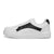 Versatile White Unisex Casual Shoes - Durable PU & EVA Sole, Lace-up Low-Top Design - Men and Women Fashion Footwear