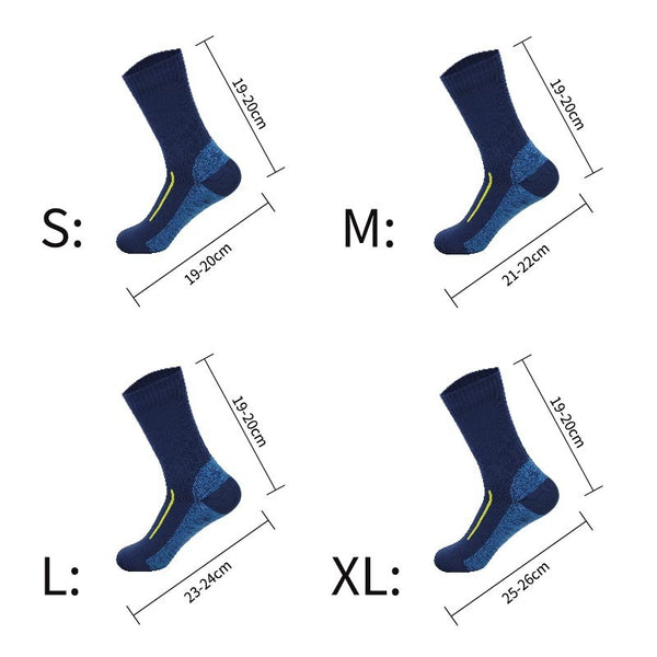 Breathable Nylon Outdoor Sports Socks - Multicolor Collection. All-Season Fit for Hiking, Cycling & Skiing. Men, Women, Youth.