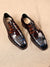 Elegant Crocodile Leather Men's Dress Shoes - Polished charm for business settings. Durable & stylish with rubbed color. Sizes 38-43.