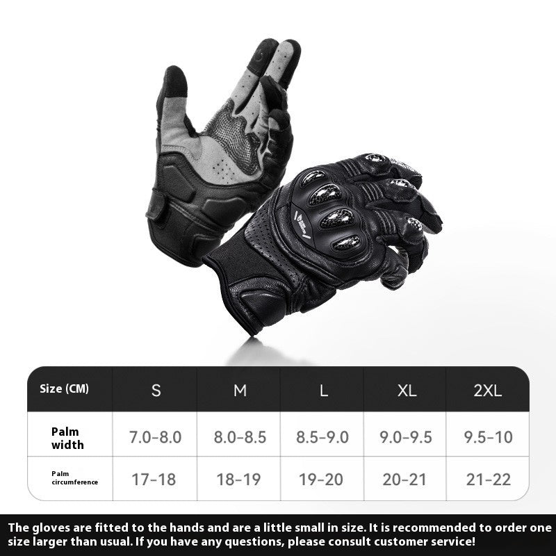 Gloves Motorcycle Carbon Fiber Anti Drop