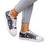 Stylish Student Canvas Shoes with Lace-Up Versatile Flat Base - Women's Footwear, Designer, Comfortable, Trendy, Walking Shoes
