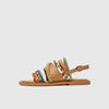 Handwoven Leather Flat Sandals - Women's Summer Collection - Elegant Roman Style - Multiple Colors - 1.2cm Heel - Comfortable Fit