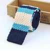 Classy Striped Knitted Tie for Men - Slim & Elegant