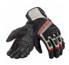Professional BMW Black Sheepskin Desert 3 Motorcycle Gloves for Off-road Riding - Breathable & Protective with Knuckle Sector & Palm Slider