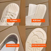 Stylish Student Shell Shoes in White or Pink - PU Lining, Flat Heel, Injection Mold Sole - Versatile & Comfy Casual/Formal Wear.