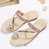 Elegant Rhinestone Heart Flip-flops in Various Colors