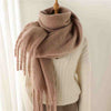 Women's Cashmere Winter Scarf in Soft Terylene Fabric - Spring, Autumn, Winter Fashion Comfort - Variety of Colors - Women's Accessories