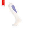Breathable Men's Soccer Socks - Thin High-Cylinder Training Sports in Red and White stripes.