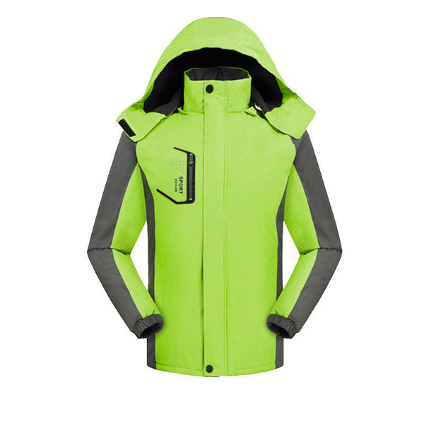 Premium Fleece-Lined Unisex Jacket for Outdoor Activities in Vibrant Colors