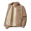 Men's Winter Corduroy Jacket in Black, Green, Gray & Khaki - Functional & Stylish.