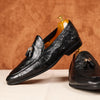 Stylish Summer Loafers in Black and Brown for Men - Business & Leisure Style, First Layer Cowhide Insole, Wear-Resistant Styrofoam Sole