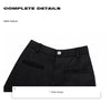 Tailored Loose-Fit Zip Suit Pants in High industry fashion - Solid color, Polyester and Cotton blend, Office wear style