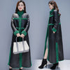 Women's Fleece-Lined Lamb Wool Long Coat in Attractive Color for Winter Fashion