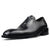 Handcrafted Men's Black Leather Business Shoes, Breathable Lace-up Design - Sizes 37-46