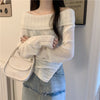 Cozy Off-Shoulder Women's Sweater in 4 Colors – Winter Fashion Pullover
