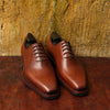 Men's Vintage Leather Lace-Up Shoes in Black or Brown - Durable, Stylish, Business-Casual Footwear for Men. Sizes 38-44.