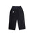 Vintage-Inspired Embroidered Wide Leg Distressed Jeans in Black Washed - Women's Fashion with Mid-High Waist.