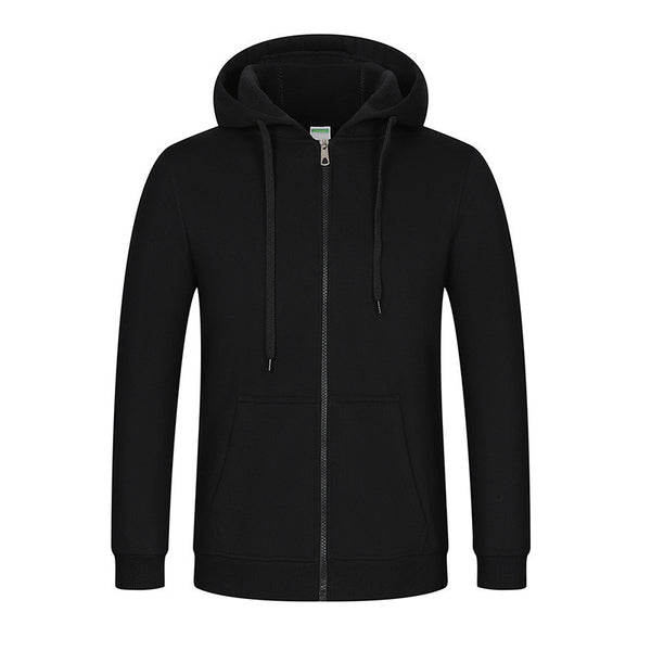 Stylish Zip-Up Long-Sleeved Hoodie by Finbarron, Youth Fashion, Cotton, Autumn Wear