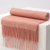 Luxurious Unisex Wool Scarf in Various Solid Colors - Winter Fashion Accessory