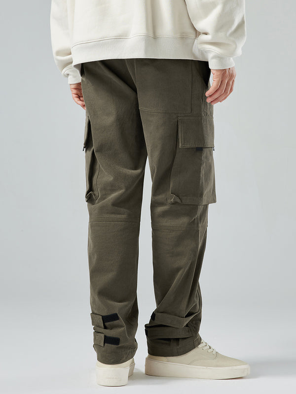 Men's Modern Casual Bound Leg Pants USA Trend Vintage Micro-Elastic Fit Sizes M-XXL