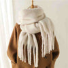 Women's Cashmere Winter Scarf, Soft Terylene Fabric, Variety of Colors, Women's Fashion Accessories