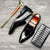 Men's Leather Loafers: Black or Wine Red, Low-Heel Comfort, Genuine Cowhide, Sizes 37-44
