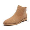 Suede Leather High-Top Men's Boots in Various Colors and Sizes - Cow Suede Leather + Fabric - Rubber Sole - Stylish & Durable
