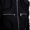 Chic Red Deconstructed Hooded Jacket, Asian Size, Men’s Fashion