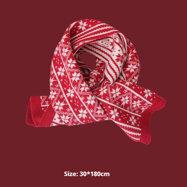 Warm & Cozy Winter Plaid Wool Scarf - Ideal New Year Gift for Couples