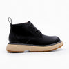 Winter-styled Men's British Martin Boots for Casual Wear, Stylish Leather Boots with Comfortable Mid-heel & Durable Rubber Sole