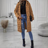 Women's Thickened Zipper Hooded Jacket in Rich Brown - Warm Winter Fashion
