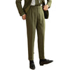 Vintage Style Men's Pants in Solid Color | Classic Comfortable Trousers for Men | Polyester Viscose Spandex Blend Sizes 29-36